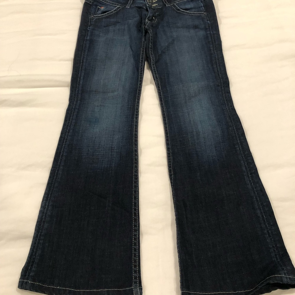 Hudson jeans vintage low rise flare